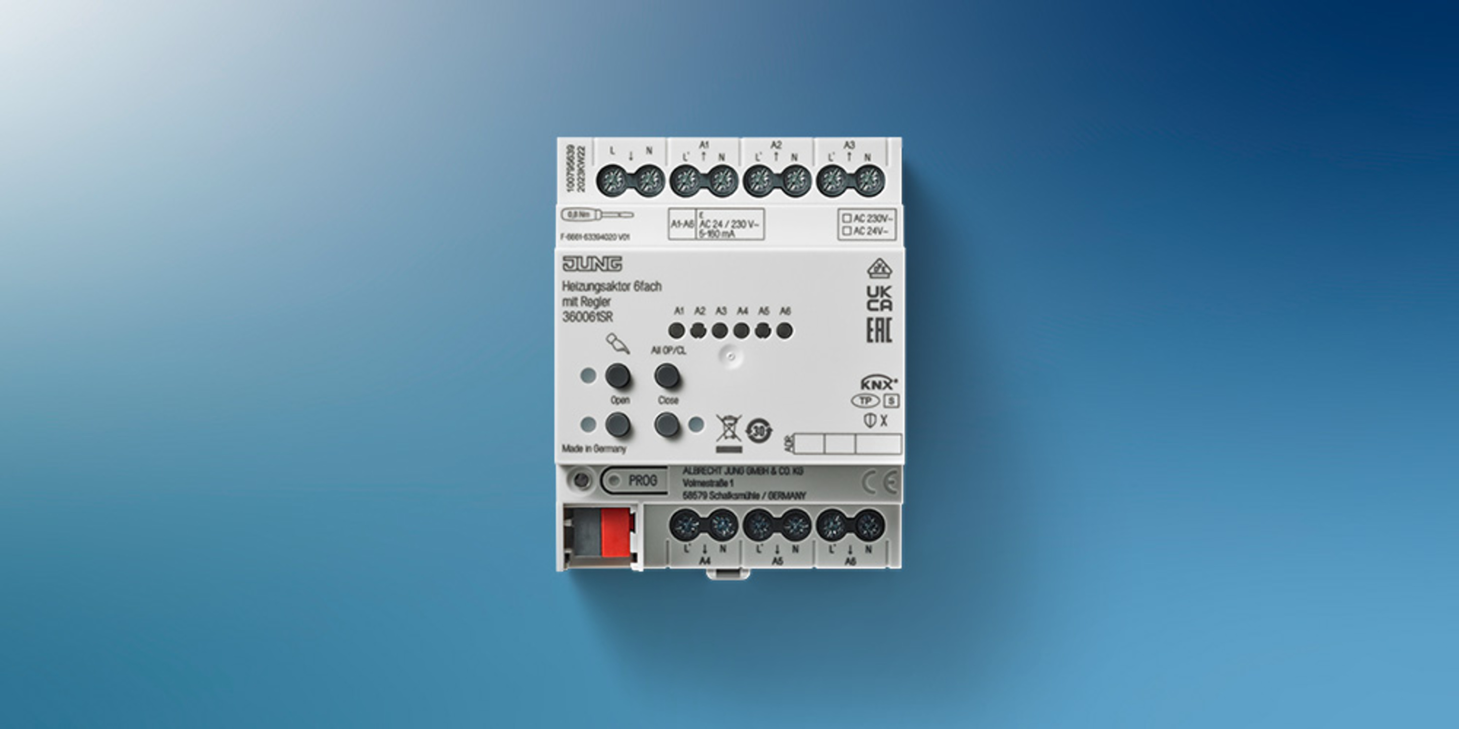 KNX Heizungsaktor 6-fach bei HG Elektrotechnik GmbH in Notzingen