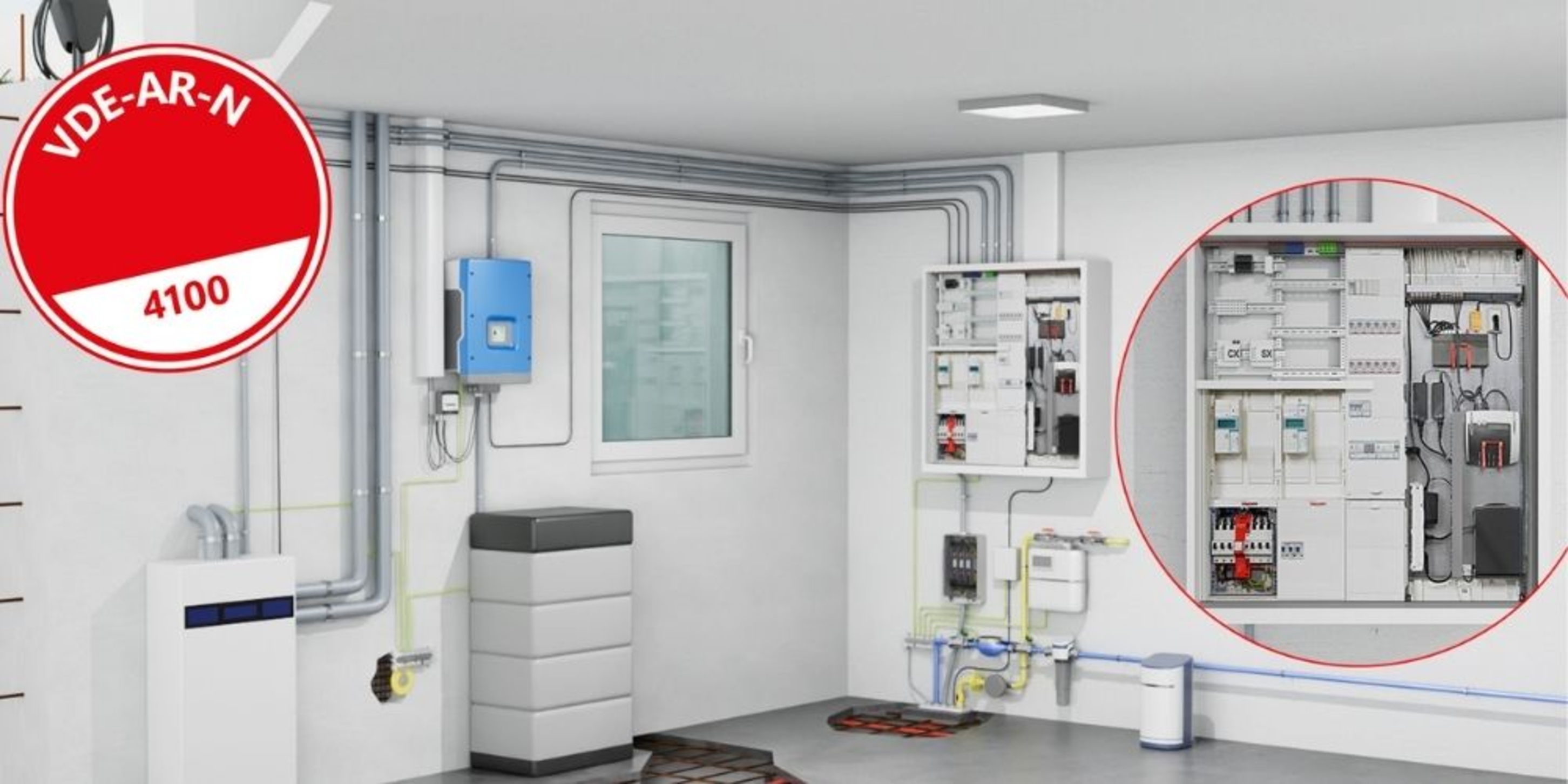 Schutz für Hausanschluss, Zähler, Unterverteilung bei HG Elektrotechnik GmbH in Notzingen